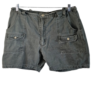 Le Tigre Men's Cargo Shorts - Charcoal Gray